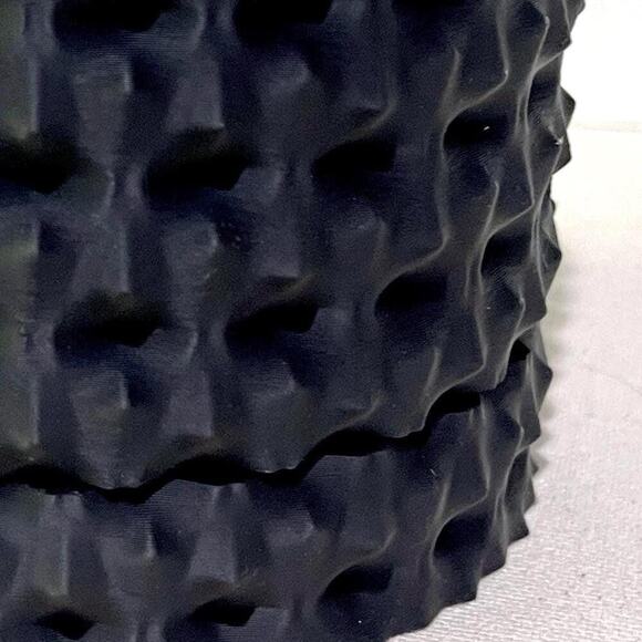 Modern Geometric Planter Pot, Rugged Planter Pot, Small Indoor Flower Pot - Picture 4 of 9